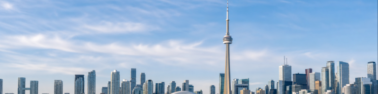 Vista panorámica de Toronto para un seguro de viaje a Canadá desde Perú